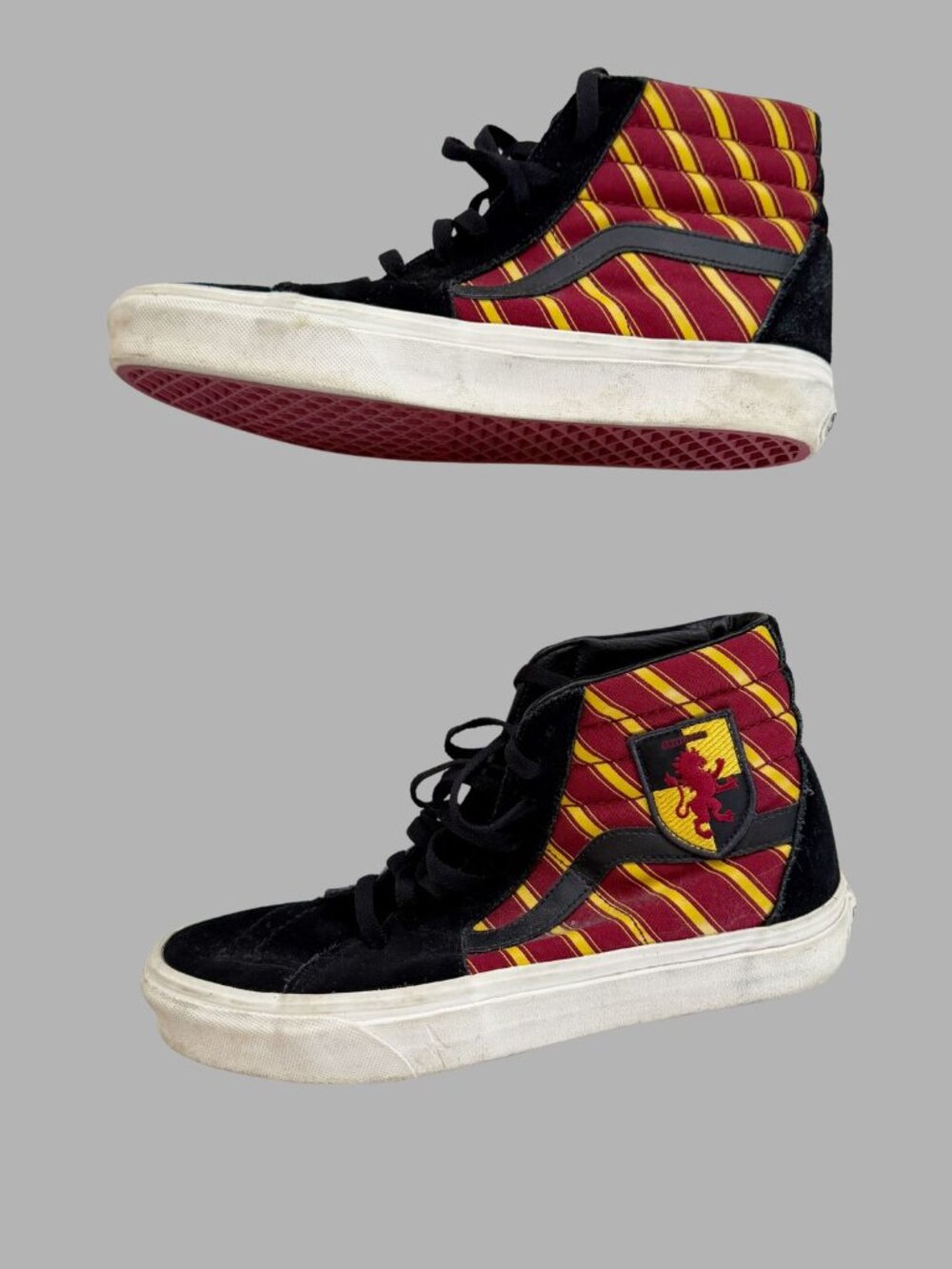 Vans x Harry Potter Sk8-Hi Gryffindor High Top Sneakers W 9.5/M 8 - Picture 10 of 10